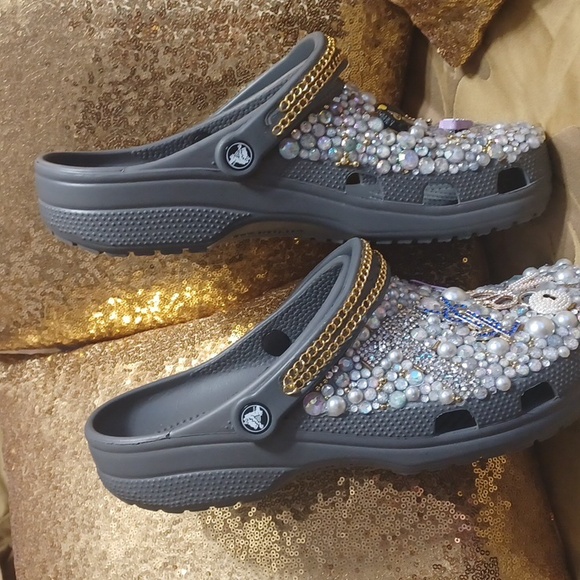 Bedazzled Crocs size 11 - Picture 2 of 4